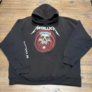 Metallica In Vertigo You Will Be Hoodie Officially Licensed Large Distressed